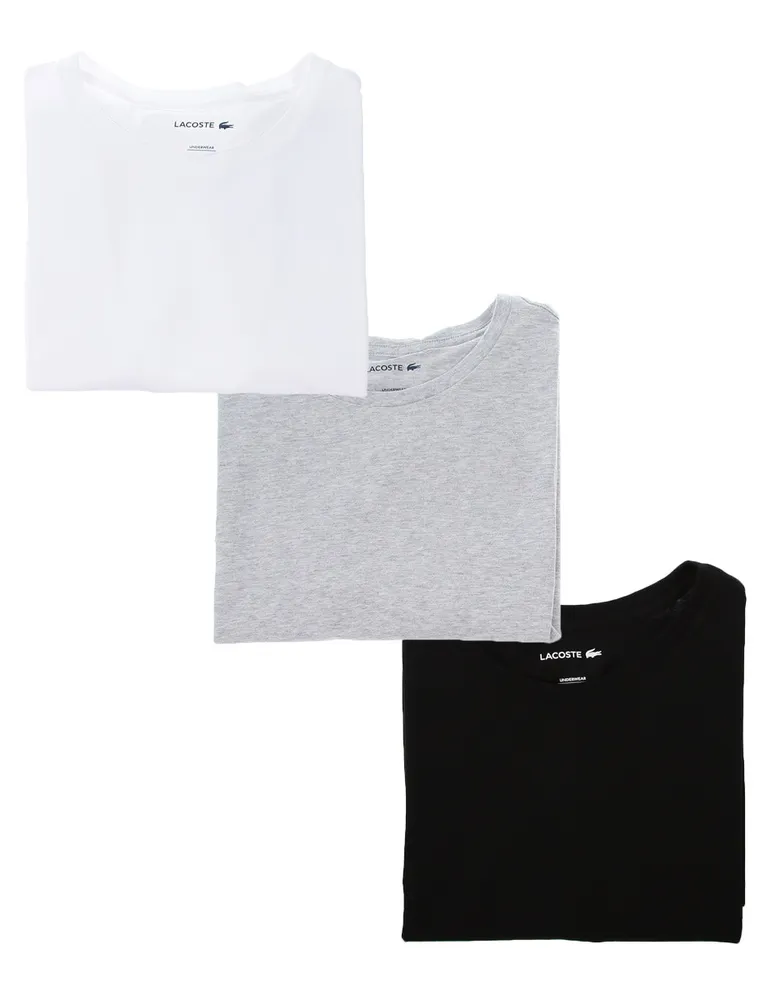 Set de camisetas Lacoste cuello redondo para hombre