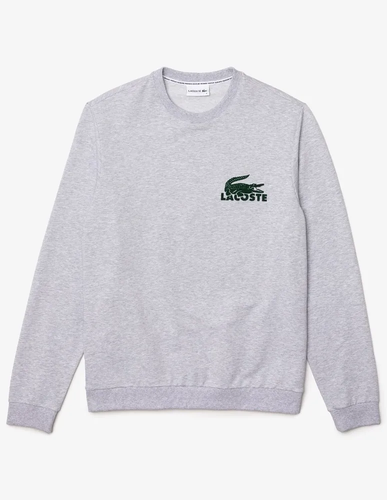 Sudadera pijama Lacoste estampado jaspeado para hombre