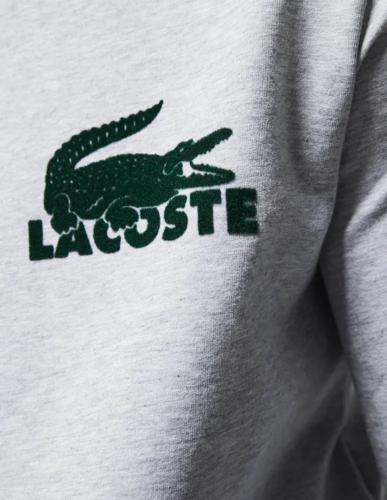 Sudadera pijama Lacoste estampado jaspeado para hombre