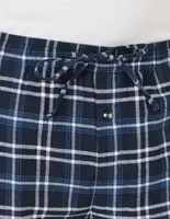 Pantalón pijama JBE estampado a cuadros de algodón para hombre