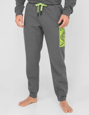 Pantalón pijama Armani de algodón estampado jaspeado para hombre