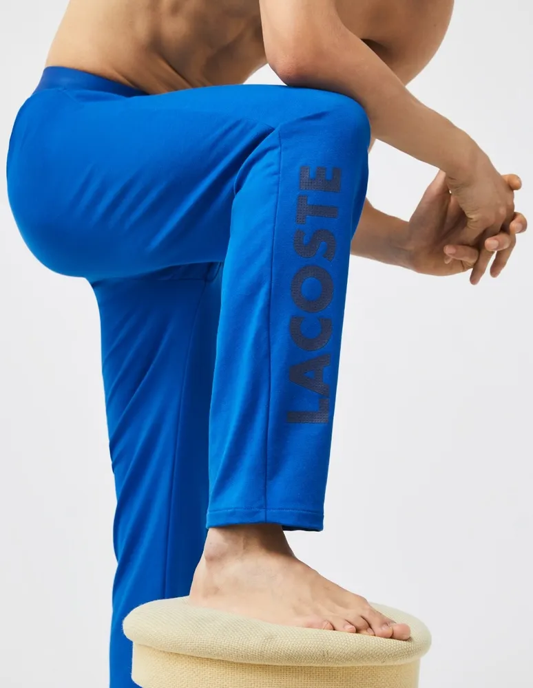 Pantalón de pijama de hombre Lacoste en popelina de algodón con estampado  de cuadros - Pijamas Hombre - Novedades 2024