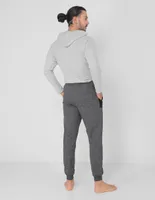 Pantalón jogger GEF jaspeado de algodón para hombre