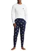 Pantalón pijama Polo Ralph Lauren estampado de algodón para hombre