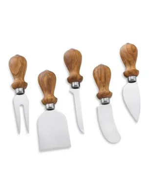 Set Cuchillos para Queso Olivewood