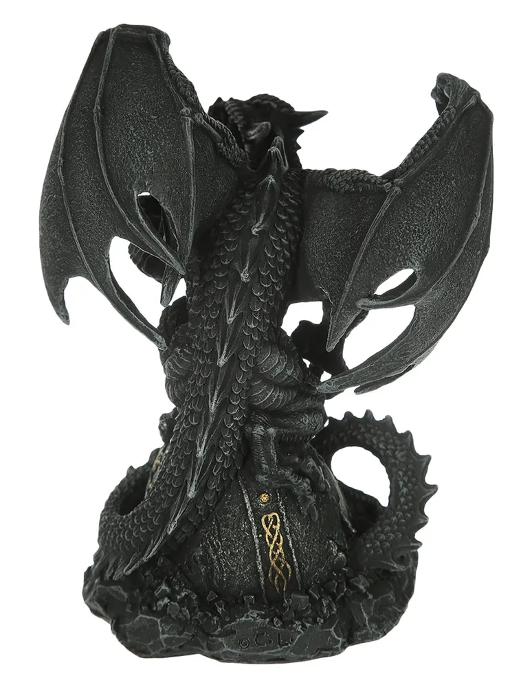 Figura decorativa dragón Cementerium Halloween