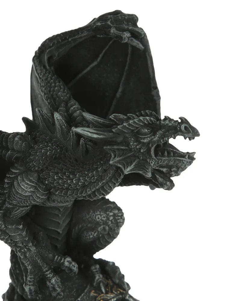 Figura decorativa dragón Cementerium Halloween