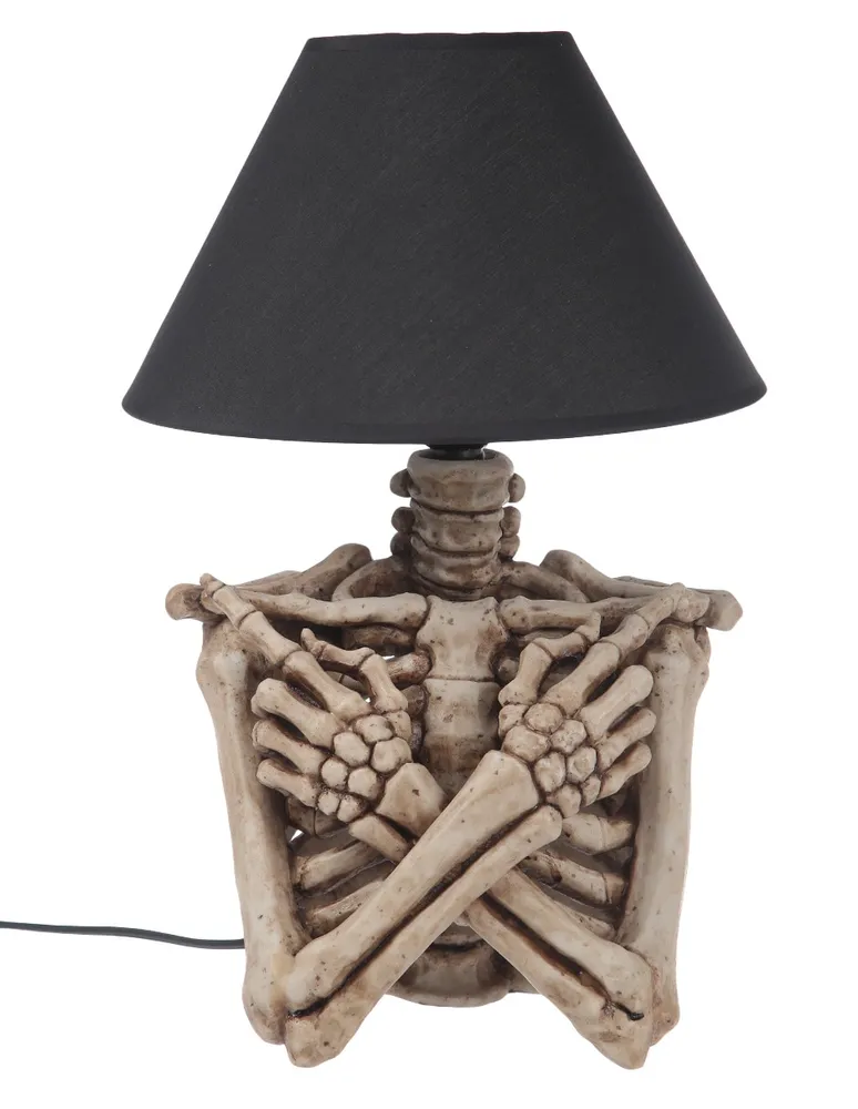 Lámpara de mesa Cementerium Halloween de tela