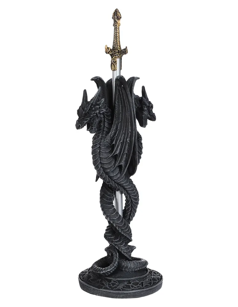 Figura decorativa dragón Cementerium Halloween