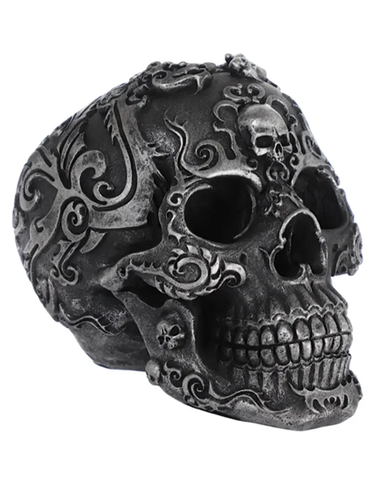 Figura decorativa cráneo Cementerium Gótico