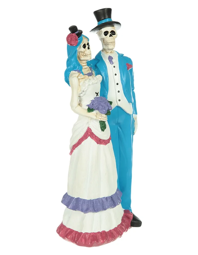 Figura decorativa esqueletos Cementerium Día de muertos