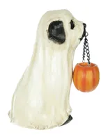 Figura decorativa perro Cementerium Halloween