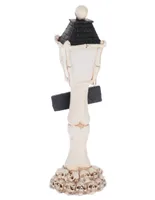 Figura decorativa lámpara de huesos Cementerium Halloween