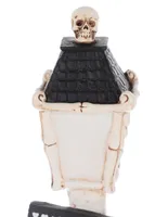 Figura decorativa lámpara de huesos Cementerium Halloween
