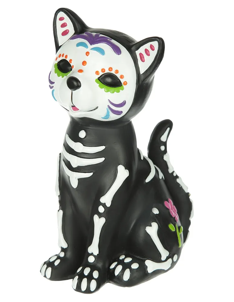 Figura decorativa perro Cementerium Día de Muertos