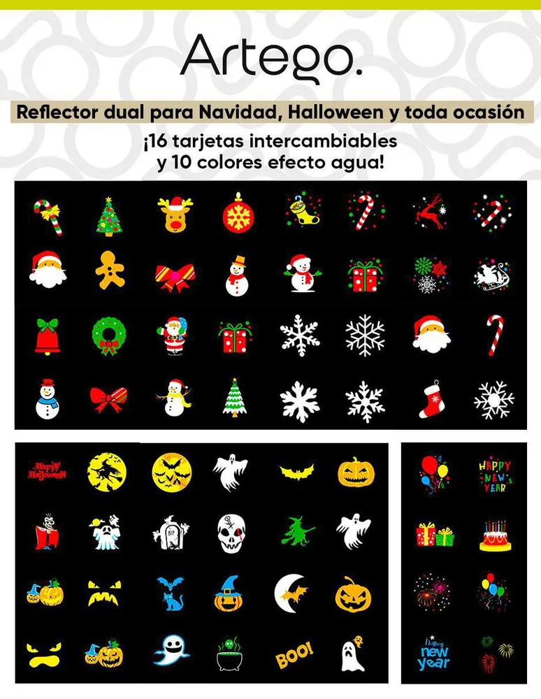 Proyector reflector Artego de Halloween