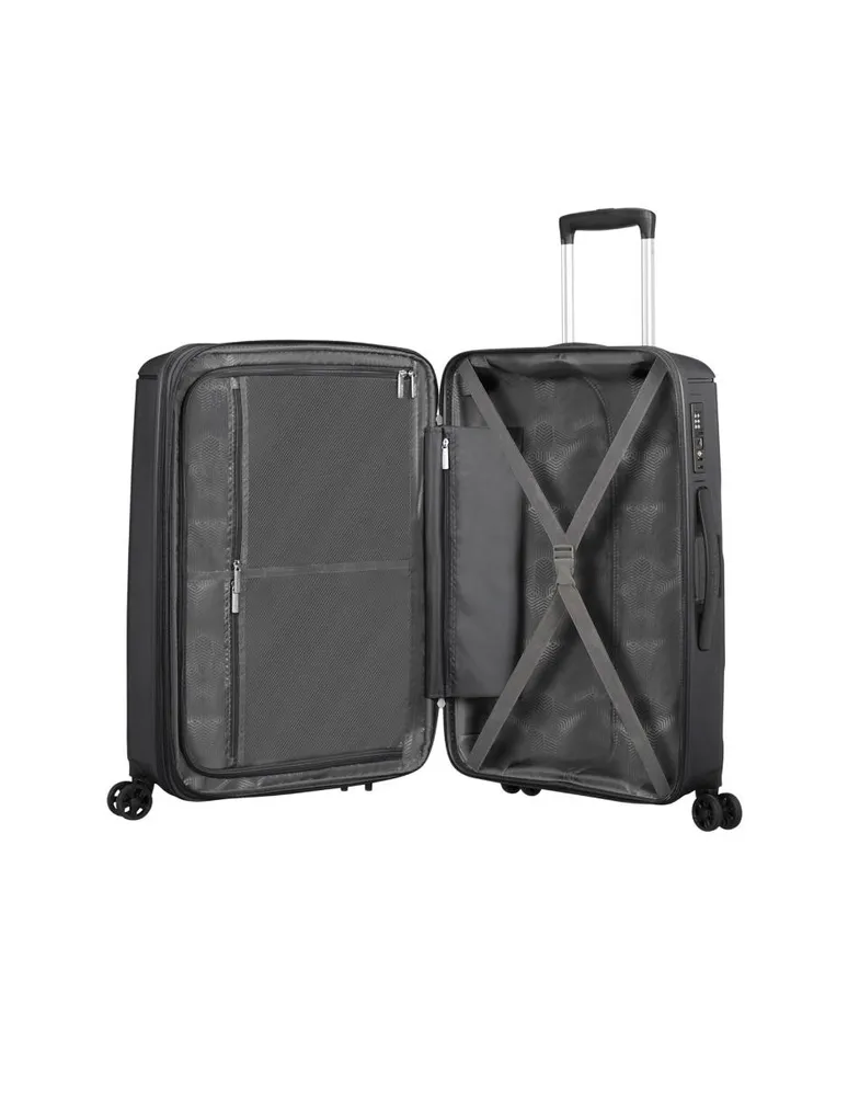 Maleta American Tourister mediana Sunside negra