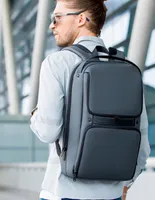 Mochila con porta laptop Bange impermeable para hombre