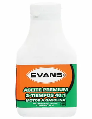 Aceite Premium 2 tiempos Evans