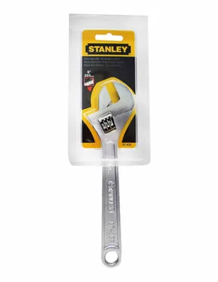 Llave ajustable Stanley Cromada pulgadas