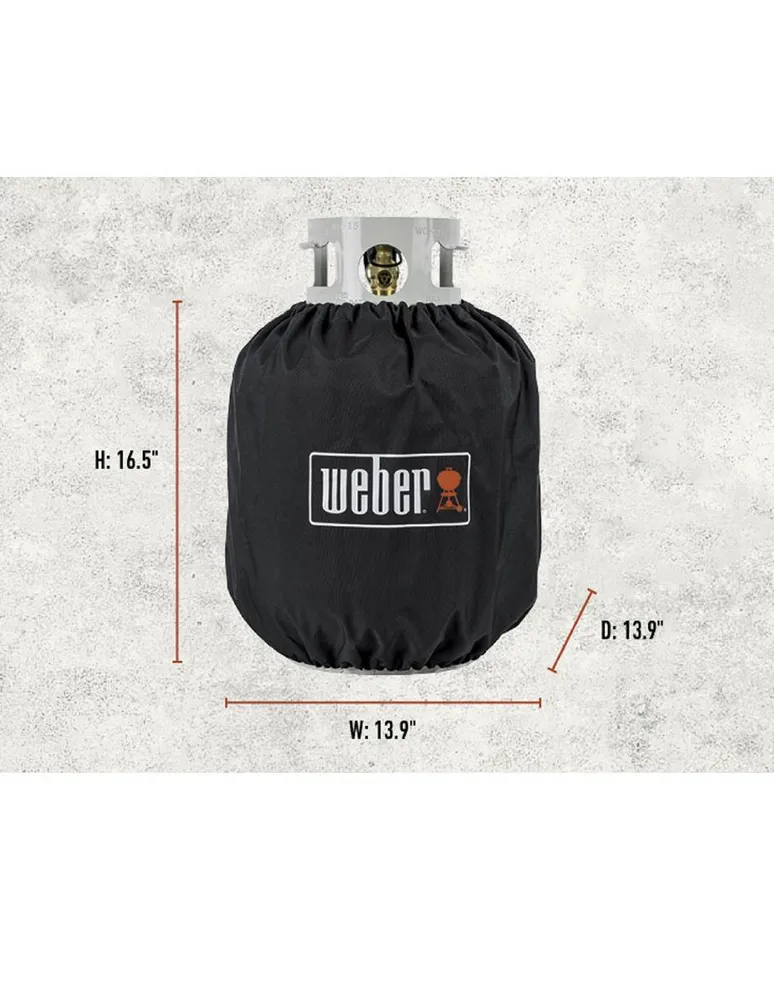 Funda para tanque de gas Weber 7137 negro