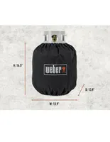 Funda para tanque de gas Weber 7137 negro