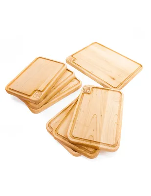 Set tabla para picar Hobby Grill de madera