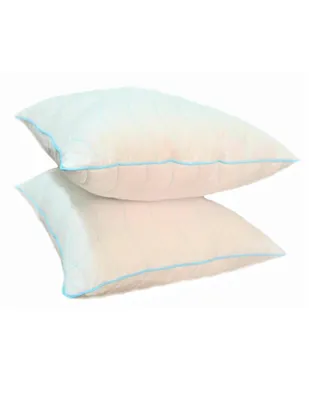 Set de 2 almohadas Lunics azul