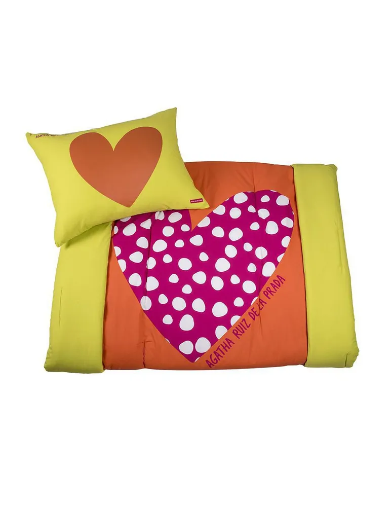 Set Edredón Agatha Ruiz de la Prada Polka Heart