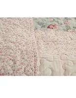 Set de colcha Laura Ashley Madelaine rosa claro