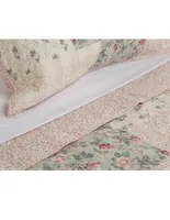 Set de colcha Laura Ashley Madelaine rosa claro