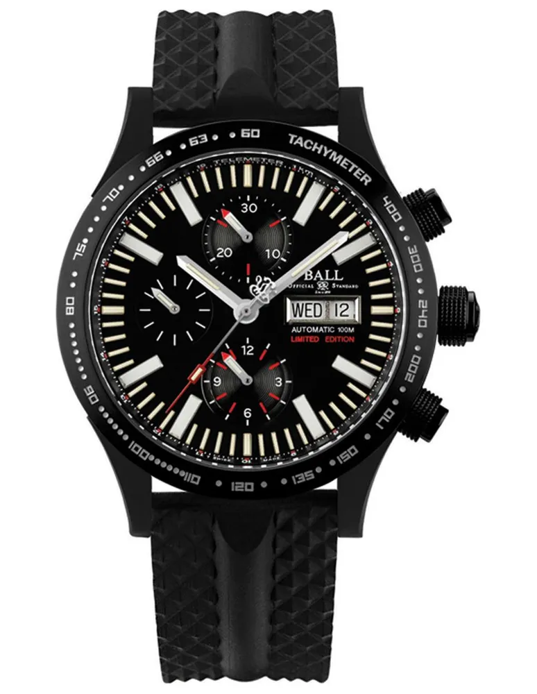 Reloj Ball Fireman Storm Chaser Glow para hombre CM2192C-P2-BK