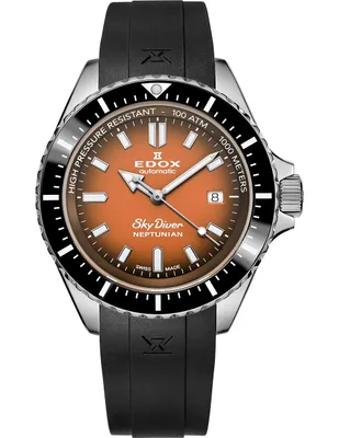 Reloj Edox Skydiver Neptunian para hombre 80120 3nca odn