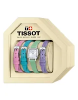 Box set de reloj Tissot Lovely Square para mujer T0581091603101