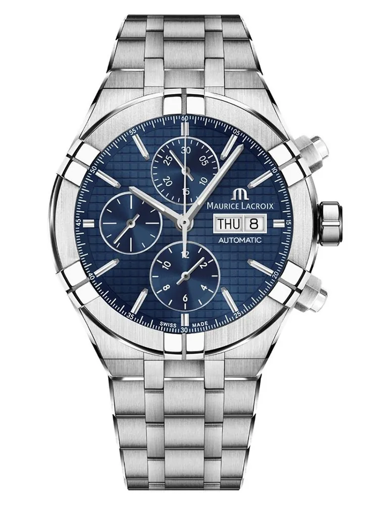 Reloj Maurice Lacroix Aikon Chrono Automatic 44 mm para hombre ai6038-ss00f-430-c