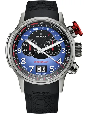 Reloj Edox Chronorally para hombre 38001 TINR BUDN