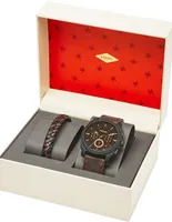 Box set  reloj Fossil Machine para hombre FS5251SET