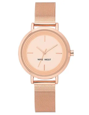 Reloj Nine West Rose Gold Collection para mujer NW2146RGRG