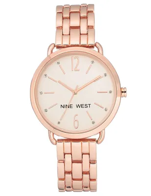 Reloj Nine West Rose Gold Collection para mujer NW2150RGRG