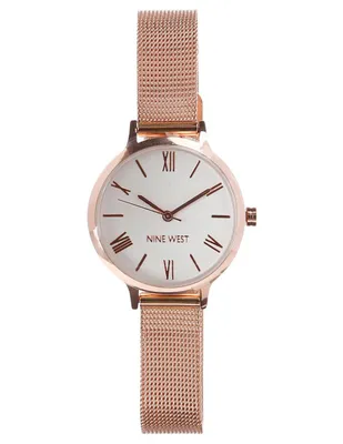 Reloj Nine West Rose Gold Collection para mujer NW2228SVRG