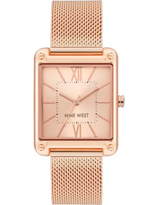Reloj Nine West Rose Gold Collection para mujer NW2090RGRG