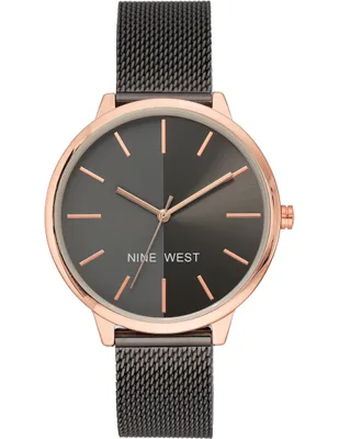 Reloj Nine West Black Collection para mujer NW1981RTGY