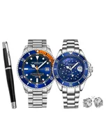 Reloj Stuhrling Aquadiver/Vogue unisex 883H.01/3977.3 SET