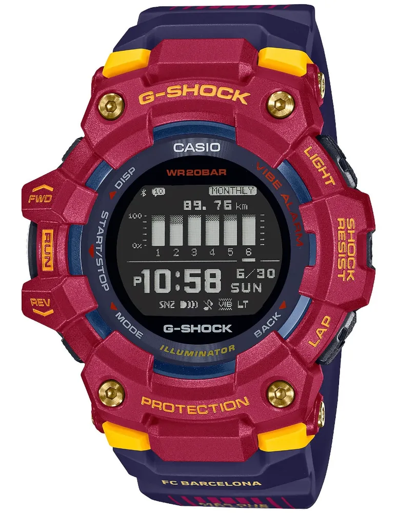 Reloj Casio G-Shock Gbd-100 G-Squad para hombre Gbd-100bar-4cr