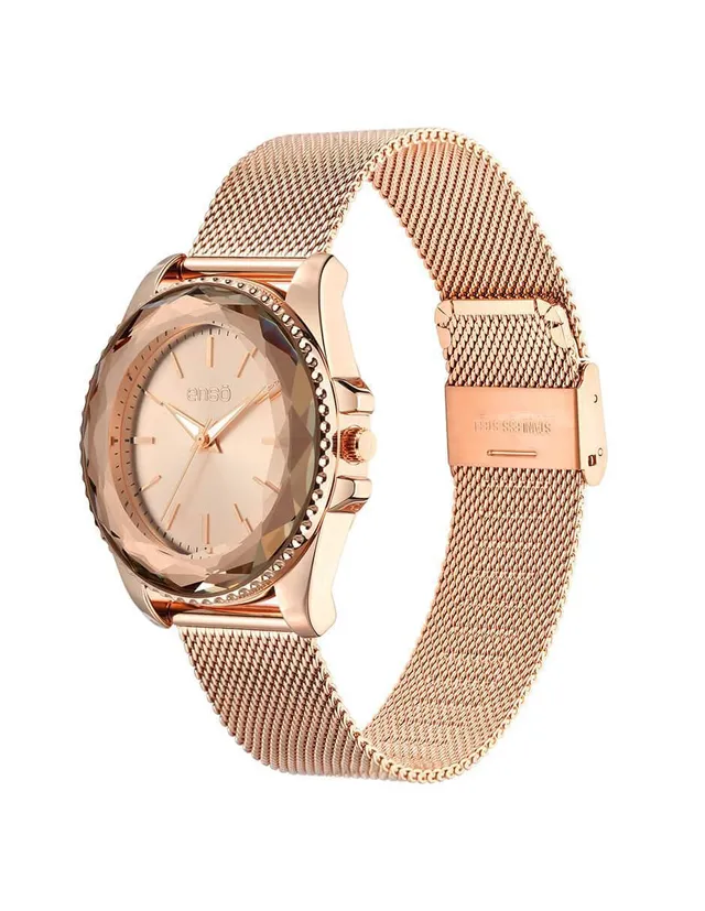 Reloj De Pulso Enso Ew9518l3 Color Dorado Para Mujer