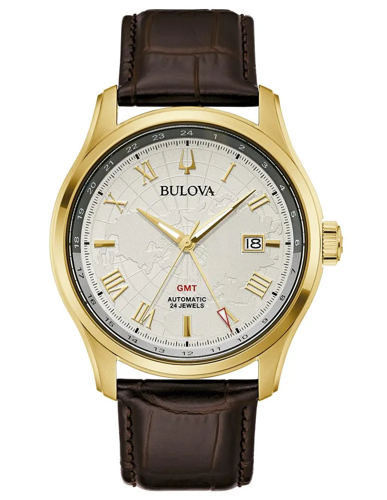 Reloj Bulova Wilton Gmt  para hombre 97b210