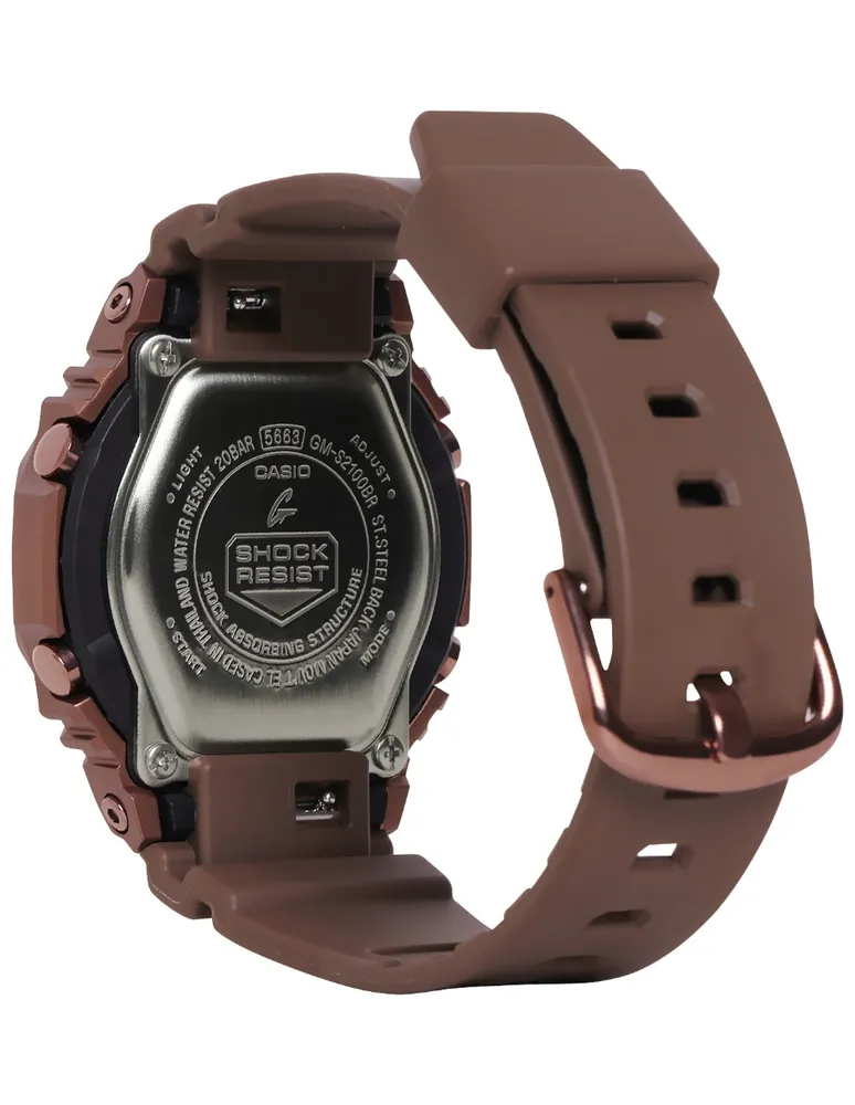 Reloj Casio G-shock S Series Gm-s2100 para mujer gm-s2100br-5acr