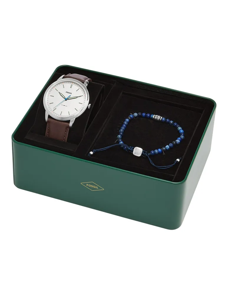 Set De Reloj Hombre Fossil The Minimalist 3h