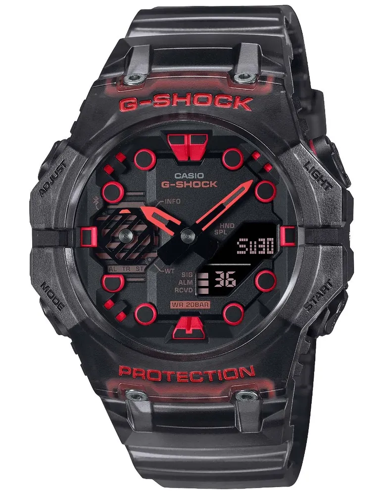 Reloj Hombre Casio GA-B2100BNR-1AER G-Shock Smartphone Link. Negro y Rojo.