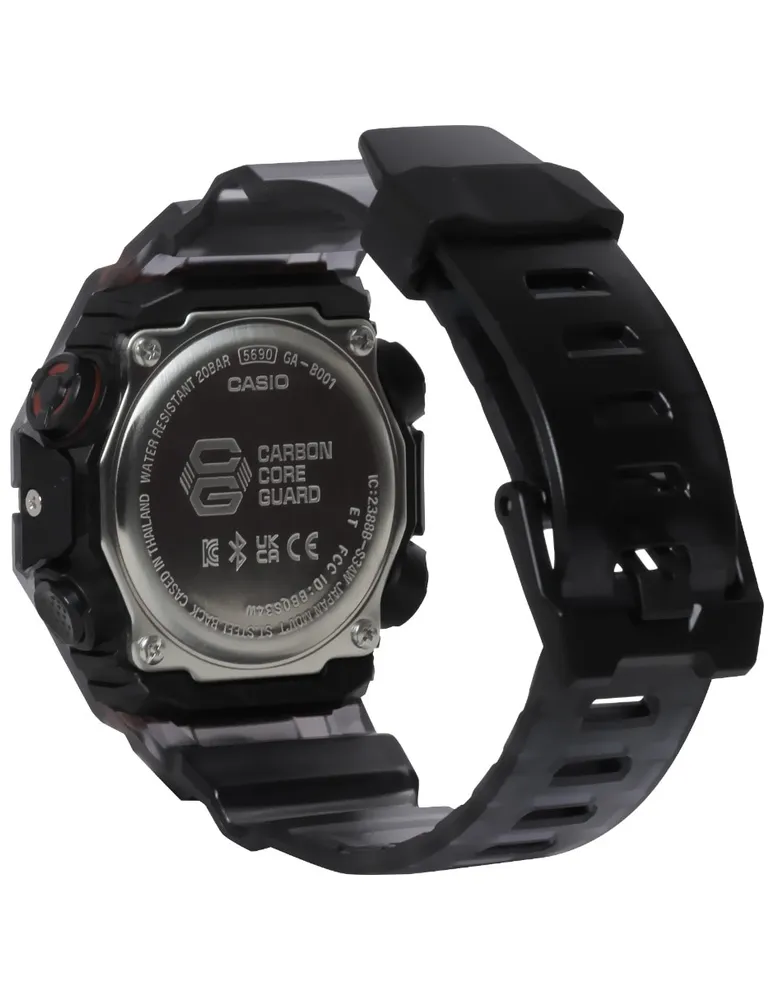 Reloj Hombre Casio GA-B2100BNR-1AER G-Shock Smartphone Link. Negro y Rojo.